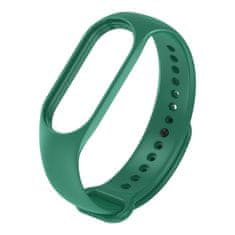 MG Silicone remienok na Xiaomi Smart Band 7, dark green