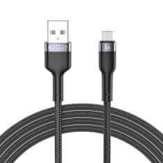 Tech-protect Ultraboost kábel USB / Micro USB 2.4A 2m, čierny