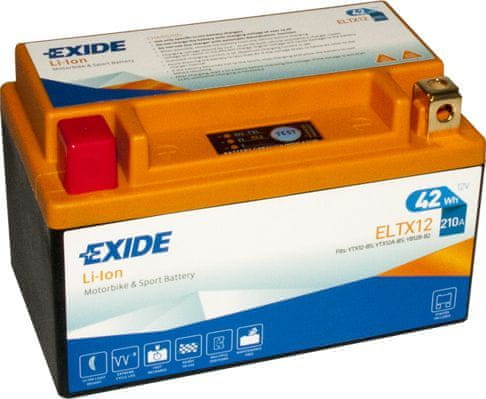 Exide motobatéria ELTX12