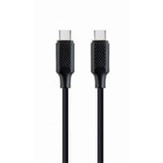 CABLEXPERT GEMBIRD Kábel USB PD (Power Delivery), 100 W, Type-C na Type-C kábel (CM/CM), 1,5 m, dátový a napájací, čierny