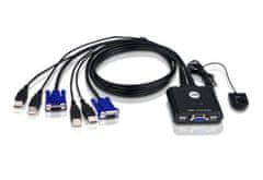 Aten KVM prepínač CS-22U USB 2PC mini