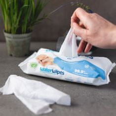 WaterWipes 6x Vlhčené obrúsky bez obsahu plastov 60 ks ( 360 ks )