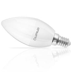 LUMILED 10x LED žiarovka E14 B35 10W = 75W 990lm 3000K Teplá biela 180°