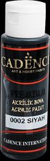 Cadence Premium akrylová barva - černá 70 ml