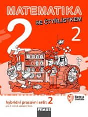 Marie Kozlová: Matematika se Čtyřlístkem 2/2 Hybridní pracovní sešit - Pro 2. ročník základní školy