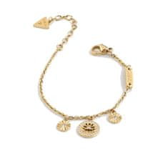 Guess Pôvabný pozlátený náramok Lotus JUBB01347JWYGS (Rozmer 14,5 - 18,5 cm - S)