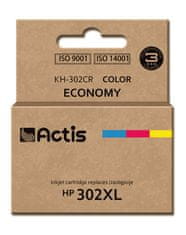 shumee Inkoustová kazeta ACTIS KH-302CR (nahrazuje HP 302XL F6U67AE; Premium; 21 ml; barva)