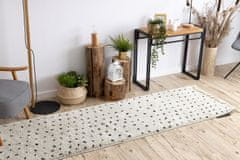 Dywany Łuszczów Behúň Berber Syla B752 dots cream 60x200