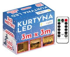 Tutumi LED záves 300 LED 3x3m 311334A