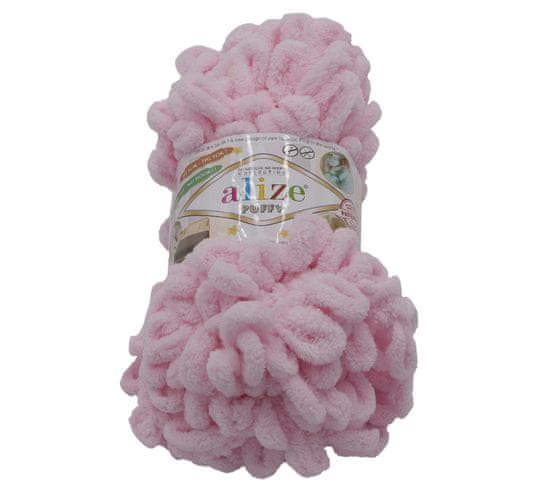 Alize Priadza PUFFY - 100g / 9 m - ružová