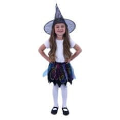 Kostým čarodejnice - Halloween 3-10 rokov