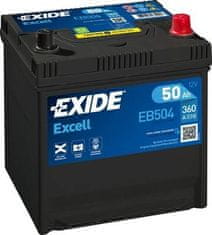 Exide autobatéria Excell 12V 50Ah 360A EB504