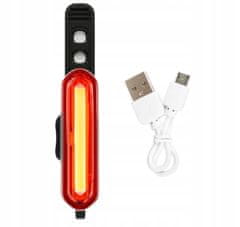 Korbi USB LED lampa na bicykel, vodotesná 120LM