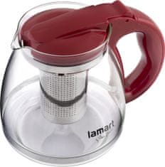 Lamart LT7074 kanvica 1,5L červená VERRE