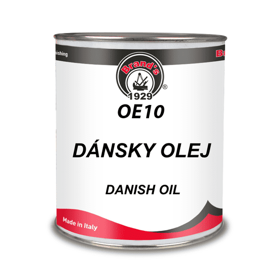 Brand’s 1929 OE10 Dánsky olej - bezfarebný olejový náter na drevo