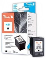 Peach kompatibilný cartridge HP C9351AE, No. 21XL, Black, 21 ml