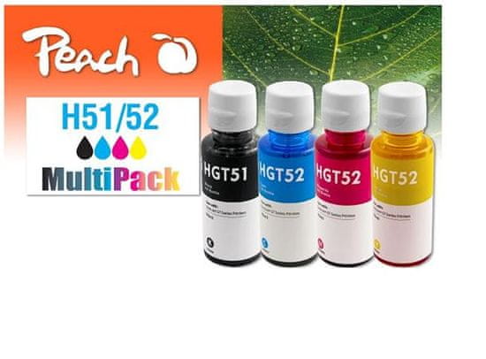 Peach kompatibilný cartridge HP GT51, GT52, MultiPack