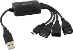 EA158 USB 2.0 Hub 3 USB porty + 1 micro USB port Esperanza