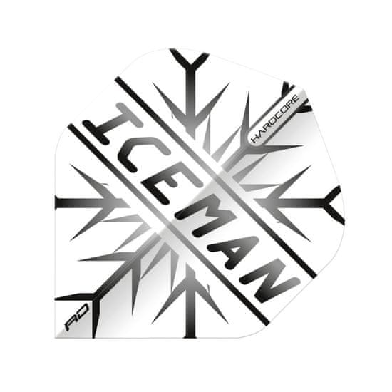 RED DRAGON Letky Gerwyn Price Iceman Hardcore - Snowflake - Black RF6729