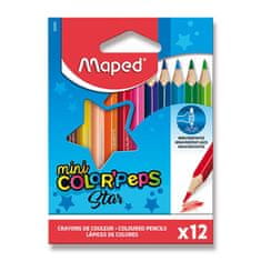 Maped - Trojhranné pastelky Color´ Peps MINI 12 ks