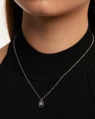 PDPAOLA Pôvabný strieborný náhrdelník písmeno "H" LETTERS CO02-519-U (retiazka, prívesok)