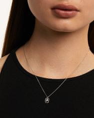 PDPAOLA Pôvabný strieborný náhrdelník písmeno "P" LETTERS CO02-527-U (retiazka, prívesok)