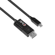 Club 3D Kábel USB Typ C na DisplayPort 1.4 8K 60Hz (M/M), 1,8m