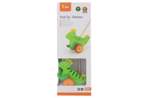 Viga Toys Drevená jazdiace hračka Viga dinosaurus