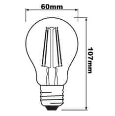 LUMILED 10x LED žiarovka E27 A60 10W = 75W 1055lm 3000K Teplá biela 360°