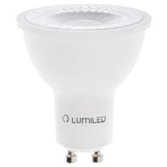 LUMILED 10x LED žiarovka GU10 1,5W = 15W 135lm 6500K Studená biela 36° 