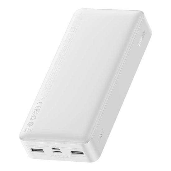 BASEUS Powerbank Baseus Bipow 20000mAh, 2xUSB, USB-C, 15W (biela)