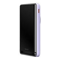 BASEUS Baseus magnetická powerbanka 10000mAh, USB-C 20W MagSafe (fialová)