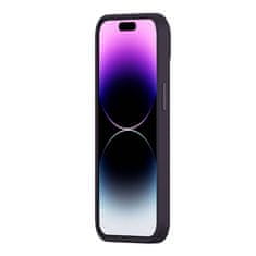 BASEUS Puzdro Baseus Liquid Silica Gel pre iPhone 14 Pro (fialové) + tvrdené sklo + čistiaca súprava