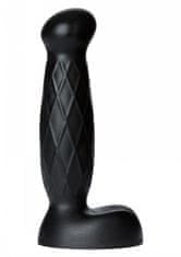 Doc Johnson Platinum Premium Silicone The Tru Feel / silikónové dildo 17 cm - Čierna