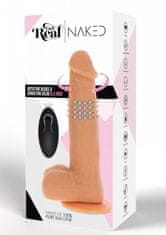 Toyjoy Get Real Naked - Rotating Beads Vibrating Dildo / realistické dildo 21 cm