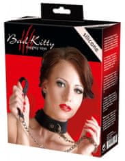 Bad Kitty Silicone Collar with Leash / obojok s vodítkom