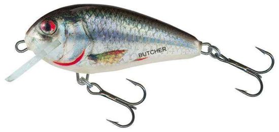 Salmo Woblery Butcher plávajúci 5cm/5g farba Holographic Real Dace