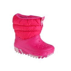 Crocs Snehovky ružová 23 EU Classic Neo Puff