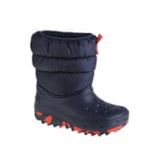 Crocs Snehovky tmavomodrá 34 EU Classic Neo Puff