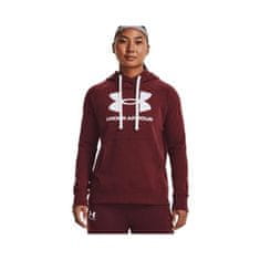 Under Armour Mikina bordó 163 - 167 cm/S Rival Fleece Logo Hoodie