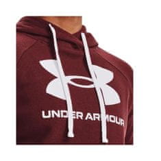 Under Armour Mikina bordó 163 - 167 cm/S Rival Fleece Logo Hoodie