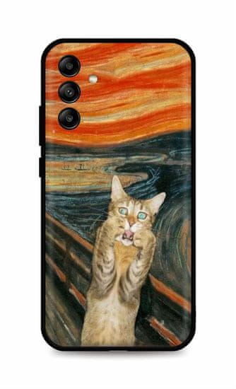 TopQ Kryt Samsung A04s Scared Cat87945