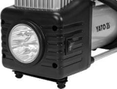 YATO Kompresor 12V s LED svietidlom 250W