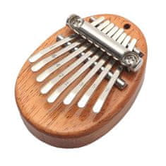 Northix Drevený palcový klavír - Kalimba - 8 kláves 