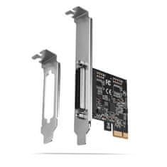 AXAGON PCEA-P1N, PCIe radič - 1x paralelný (LPT) vrátane LP