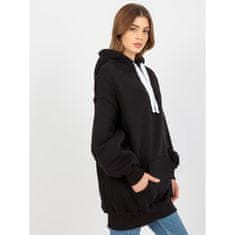 Ex moda Dámska mikina basic s oversize strihom JOSETTE čierna EM-BL-694.20X_393958 Univerzálne