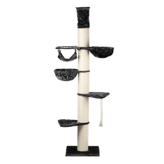 RHR Quality Škrabadlo Maine Coon Tower Dark Grey 245-295 cm CROWN