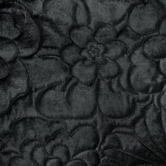 Eurofirany Prehoz na posteľ Ariel 4 220x240 cm čierny