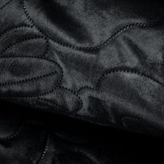 Eurofirany Prehoz na posteľ Ariel 4 220x240 cm čierny