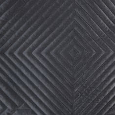 Eurofirany Prehoz na posteľ Sophia 2 220x240 cm čierny